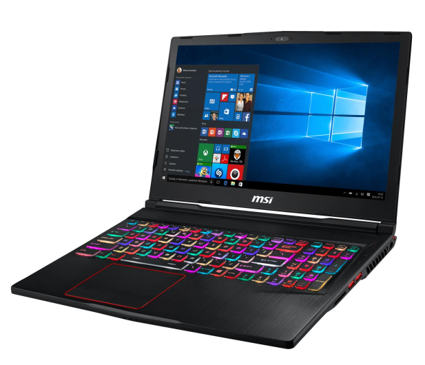 MSI GE63 i7-8750H/16GB/256+1TB/Win10 RTX2060 144Hz - 473536 - zdjęcie 9